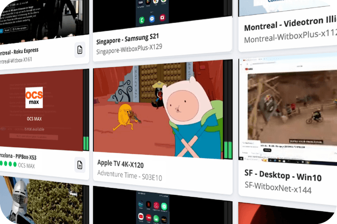Virtual NOC mosaic interface compiling your real local streams