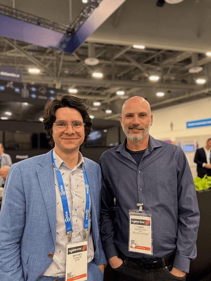 Witbe and TAG Video Systems CEOs at NAB Show 2025