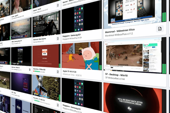 Virtual NOC mosaic interface compiling your real local streams