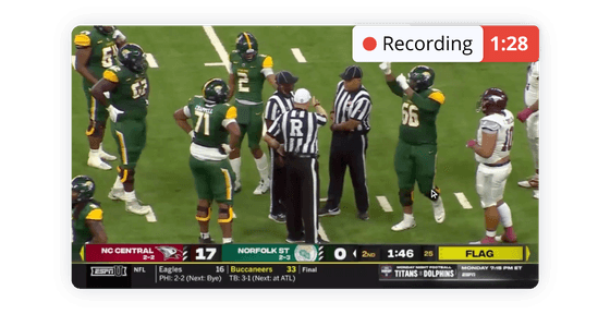 Witbe REC recording feature capturing live device playback for evidence sharing and issue resolution.