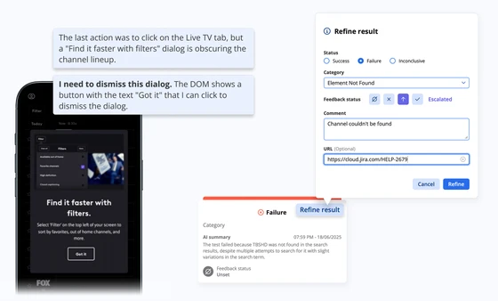 Self-healing automation & continuous learning